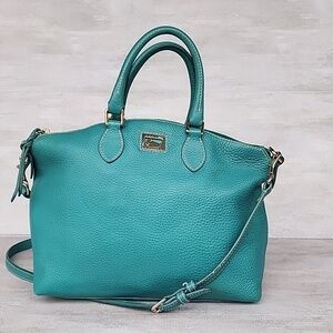 Dooney & Bourke Pebbled Leather Dillen Crossbody Satchel